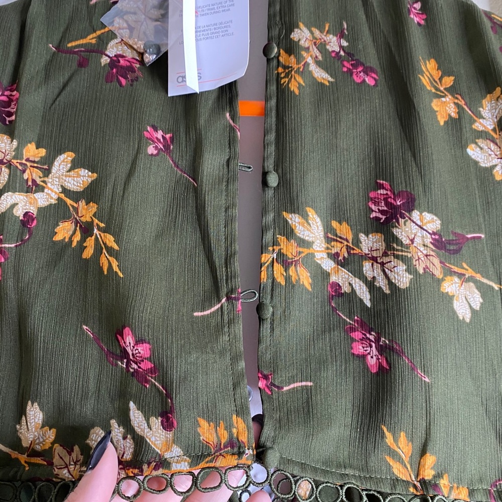 Beautiful plunge neck dress